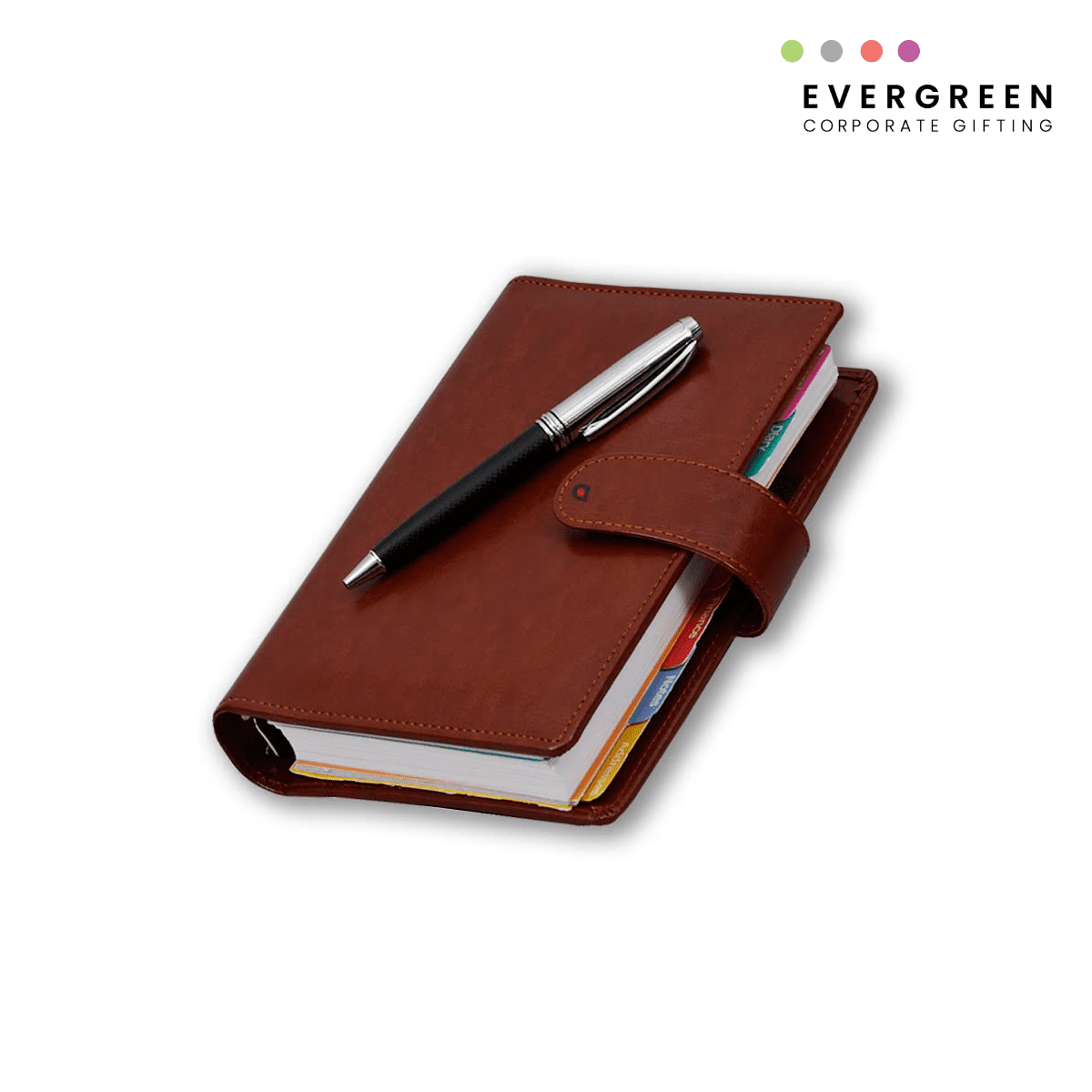 Brown organizer diary with quality pages evergreengifting.in